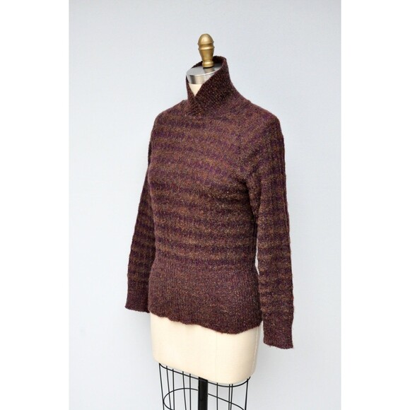 Vintage MISSONI Sweater Blouse Authentic Turtleneck Sweater Italian Designer S M - Picture 5 of 5